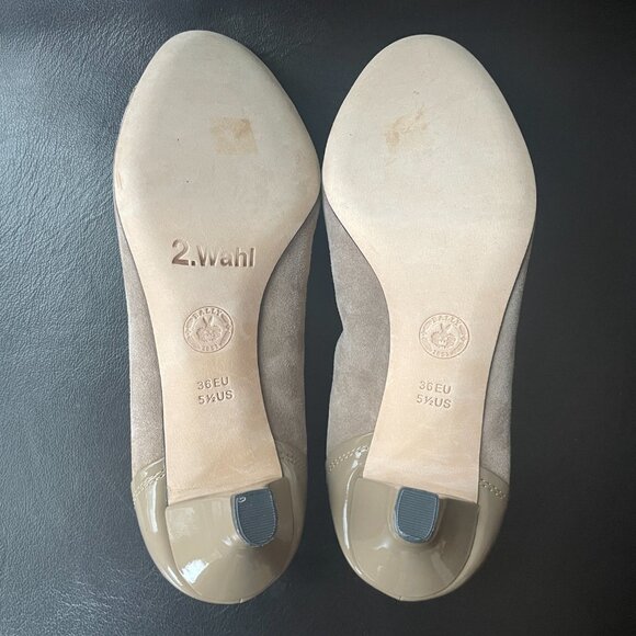Bally High heel Styleflex pumps-Tan/Beige Made In Switzerland-5.5 - Picture 5 of 10